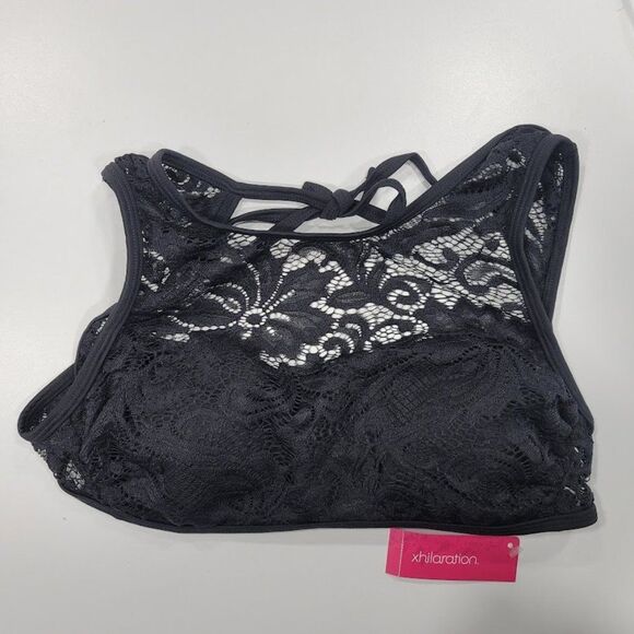 Xhilaration™ Lace High Neck Bikini Top Medium - Picture 6 of 7
